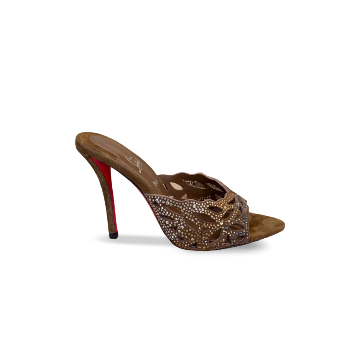 Chr1st1an louboutin lasera strass mule 100 mm mules